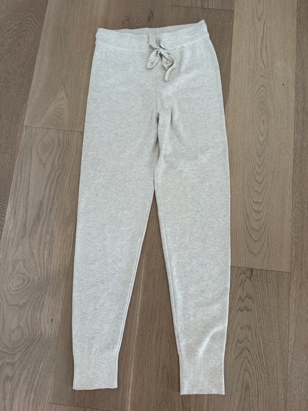 H&M knit joggers beige XS